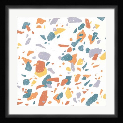 Framed Terrazzo Sunset II Print