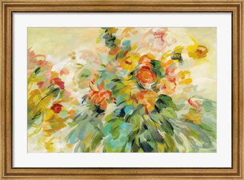 Framed Festive Bouquet Print