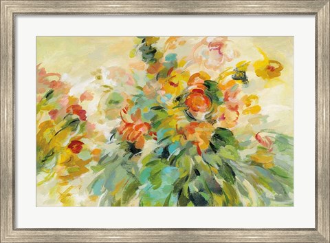 Framed Festive Bouquet Print