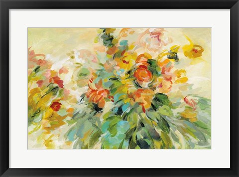 Framed Festive Bouquet Print