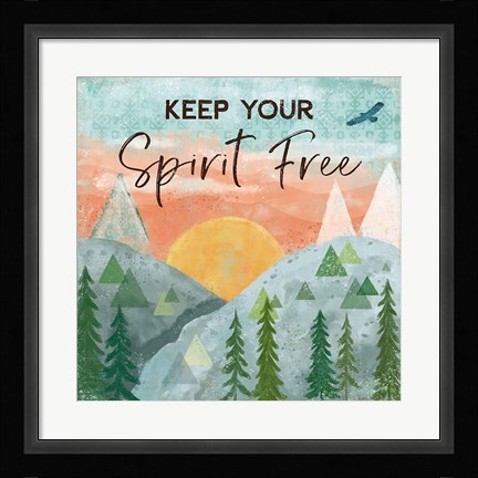 Framed Woodland Forest VI Print