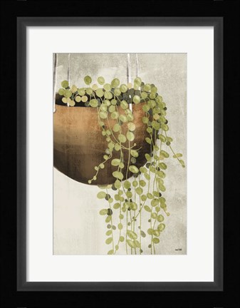 Framed String of Pearls II Print