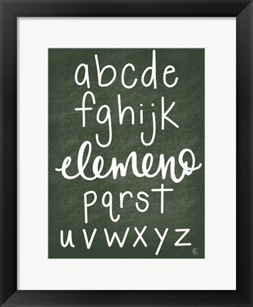 Framed ABCs Print
