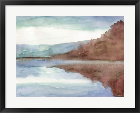 Framed Mountain Lake 7 Print