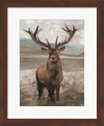Framed Grand Elk 1 Print