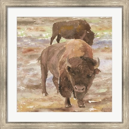 Framed Great Buffalo Print