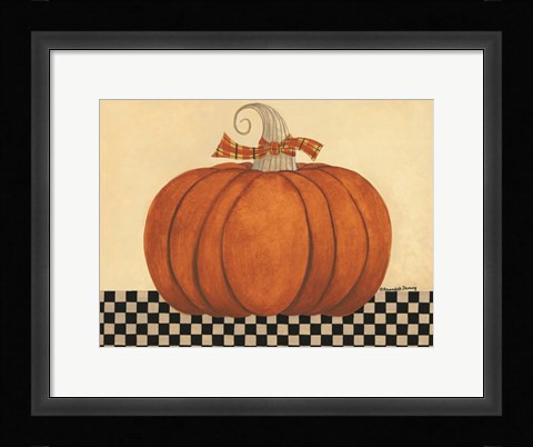 Framed Russet Pumpkin Print