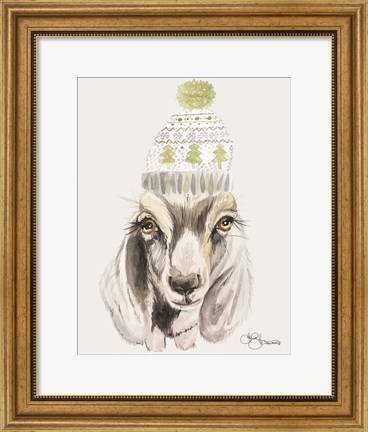 Framed Cozy Goat Print