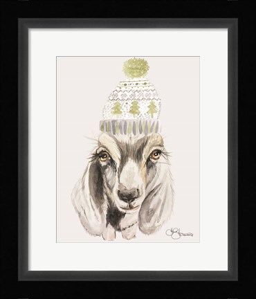 Framed Cozy Goat Print