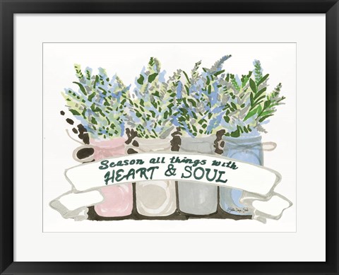 Framed Heart &amp; Soul Print