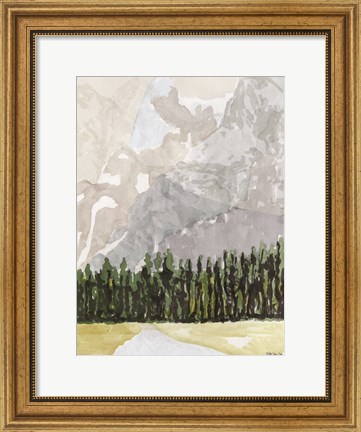 Framed Mountain Retreat 1 Print