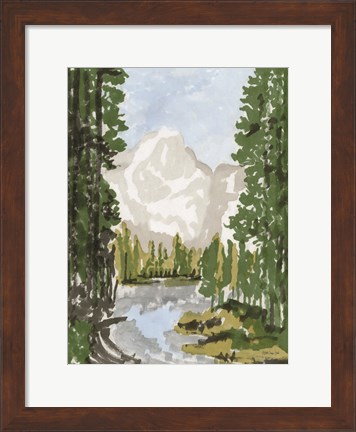 Framed Mountain Retreat 2 Print