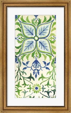 Framed Floral Impression Print