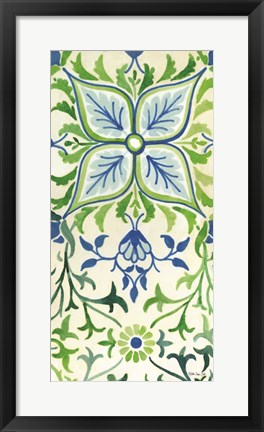 Framed Floral Impression Print