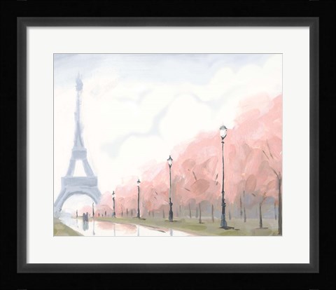 Framed Paris au Printemps II Print