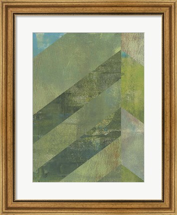 Framed Emerald Canopy I Print