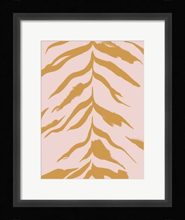 Framed Pastel Predator I Print