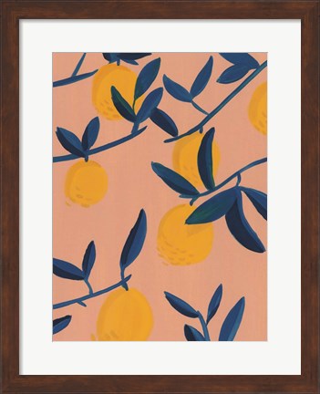 Framed Sunlit Grove II Print