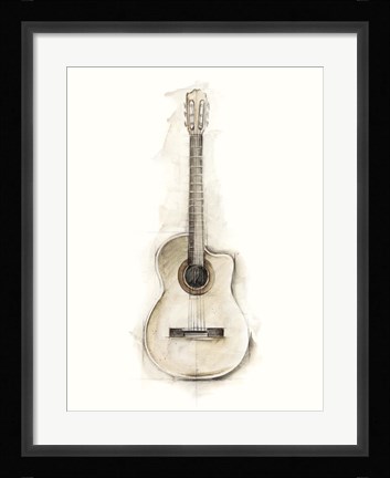 Framed Ethan's Guitar II Print