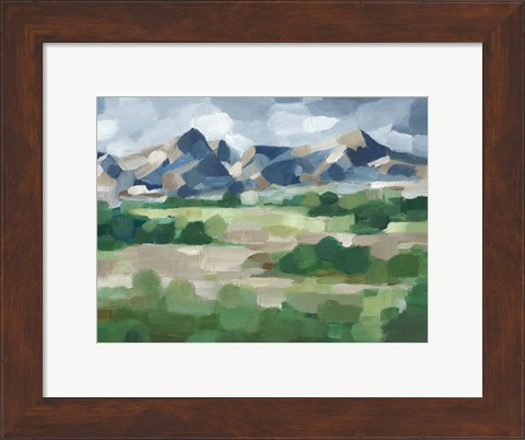 Framed Blue Ridge Valley II Print