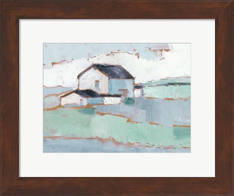 Framed Farm Ridge II Print