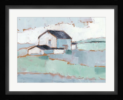 Framed Farm Ridge II Print
