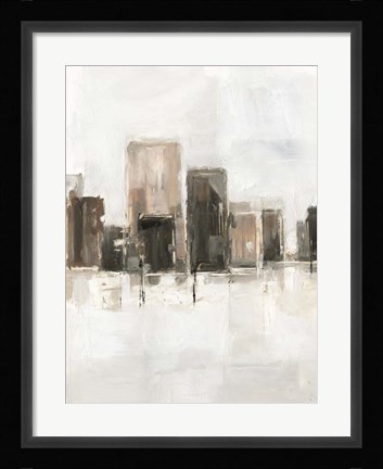 Framed Metropolitan Vista I Print