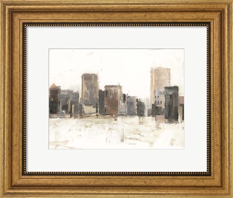 Framed City Vista I Print