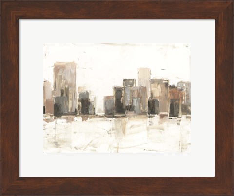 Framed City Vista II Print