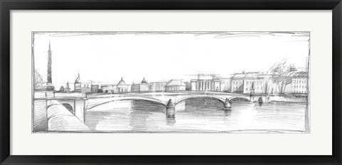 Framed Pont du Carroussel Print