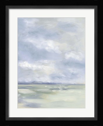 Framed Coastal Water Print