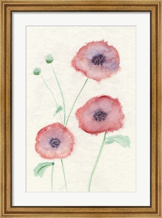 Framed Petite Fleur I Print