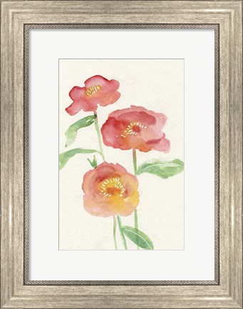 Framed Petite Fleur II Print