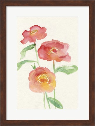 Framed Petite Fleur II Print