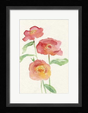 Framed Petite Fleur II Print