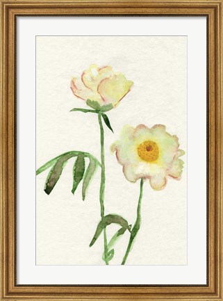 Framed Petite Fleur V Print