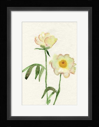 Framed Petite Fleur V Print