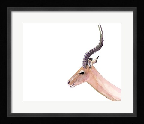 Framed Sunset Safari X Print