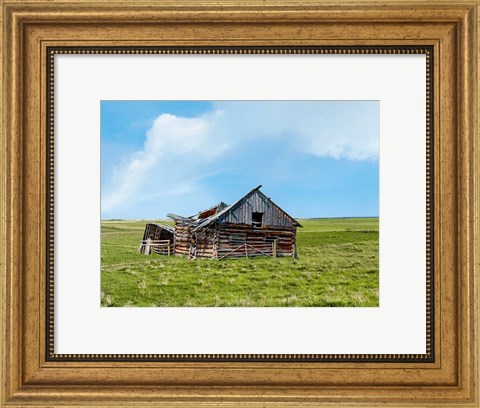 Framed Barn Scene II Print