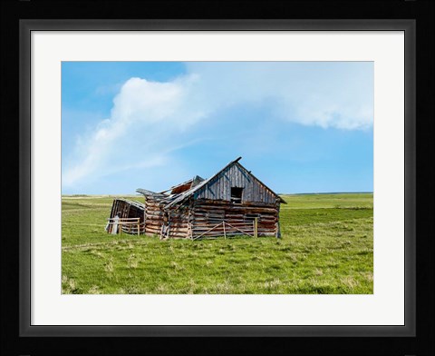 Framed Barn Scene II Print