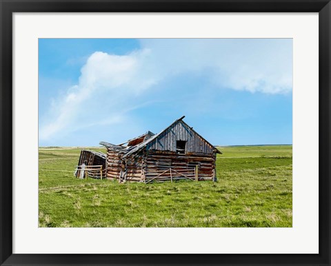 Framed Barn Scene II Print