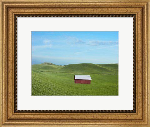 Framed Barn Scene VI Print