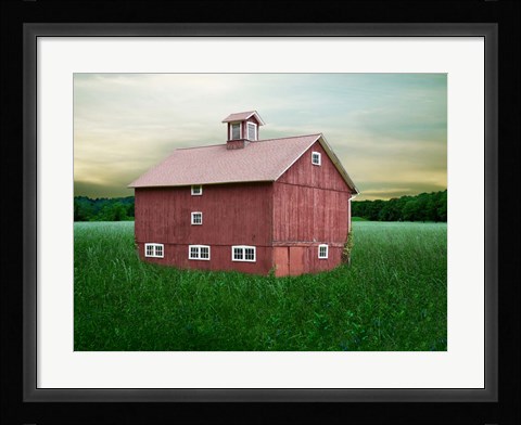 Framed Barn Scene XII Print