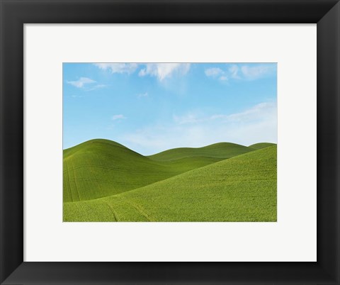 Framed Farmscape Photo III Print