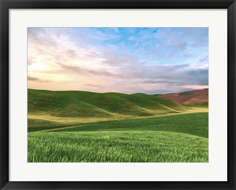 Framed Farmscape Photo V Print
