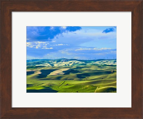 Framed Farmscape Photo VI Print