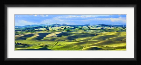 Framed Farmscape Panorama III Print
