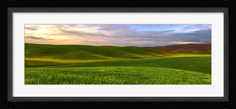 Framed Farmscape Panorama VI Print