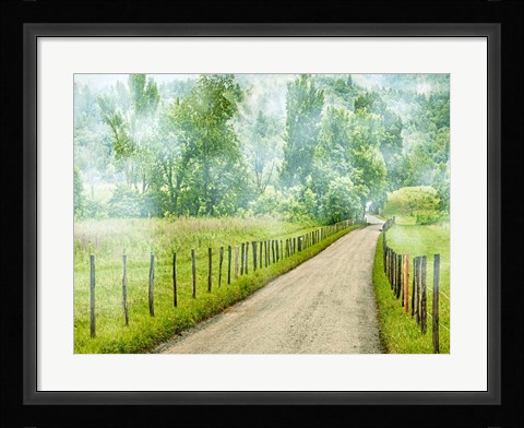Framed Country Road Photo II Print