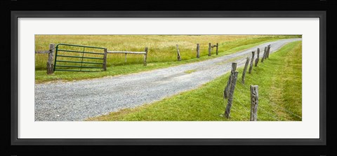 Framed Country Road Panorama III Print